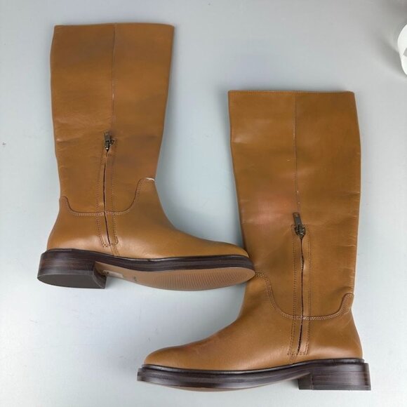 Madewell The Drumgold Boot in Extended Calf in Sepia - Picture 8 of 11